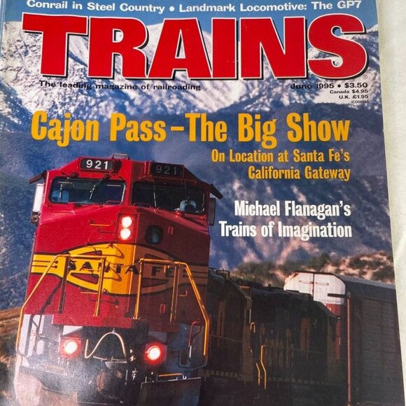Trains Magazine Railroading Enthusiast June 1997 Vol 55  No 6 u Cajon Pass Micha - Picture 2 of 9